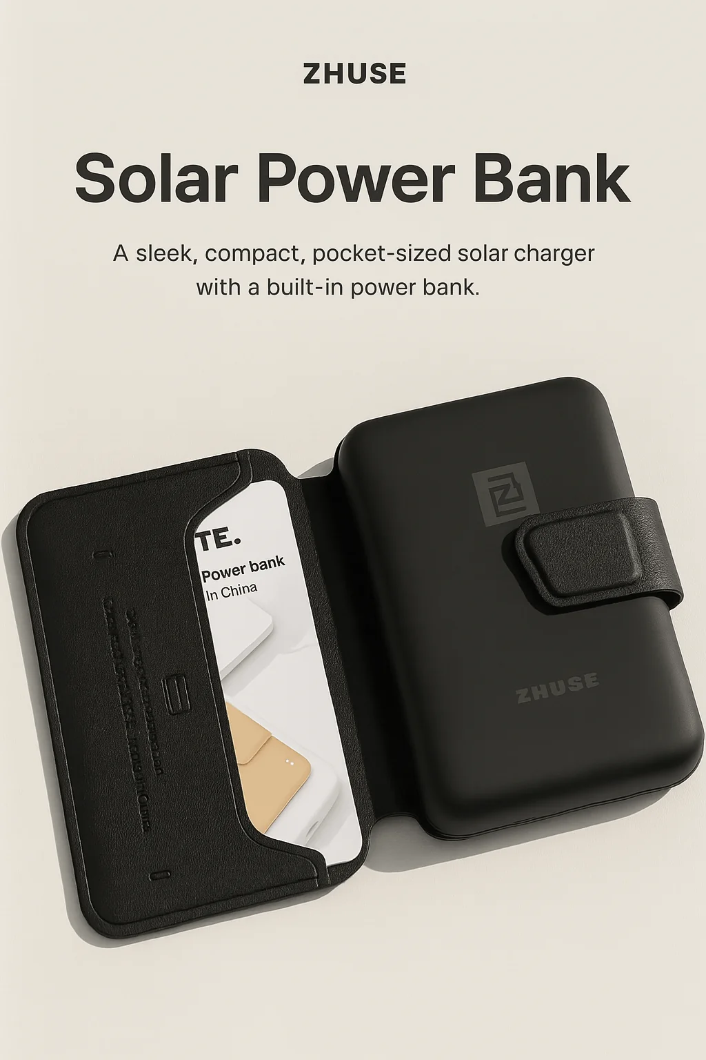 ZHUOSE - Card Bag Wireless Power Bank