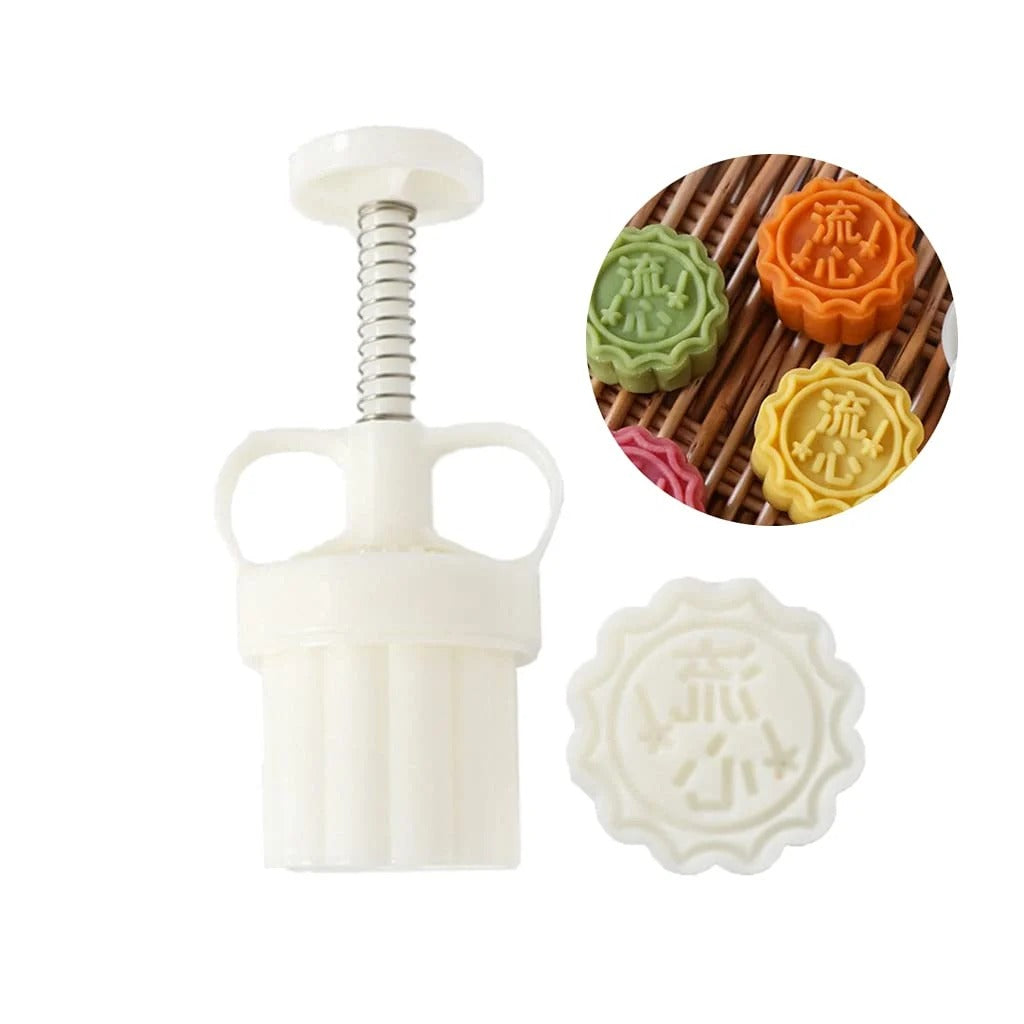 Floral Mooncake Mold Press