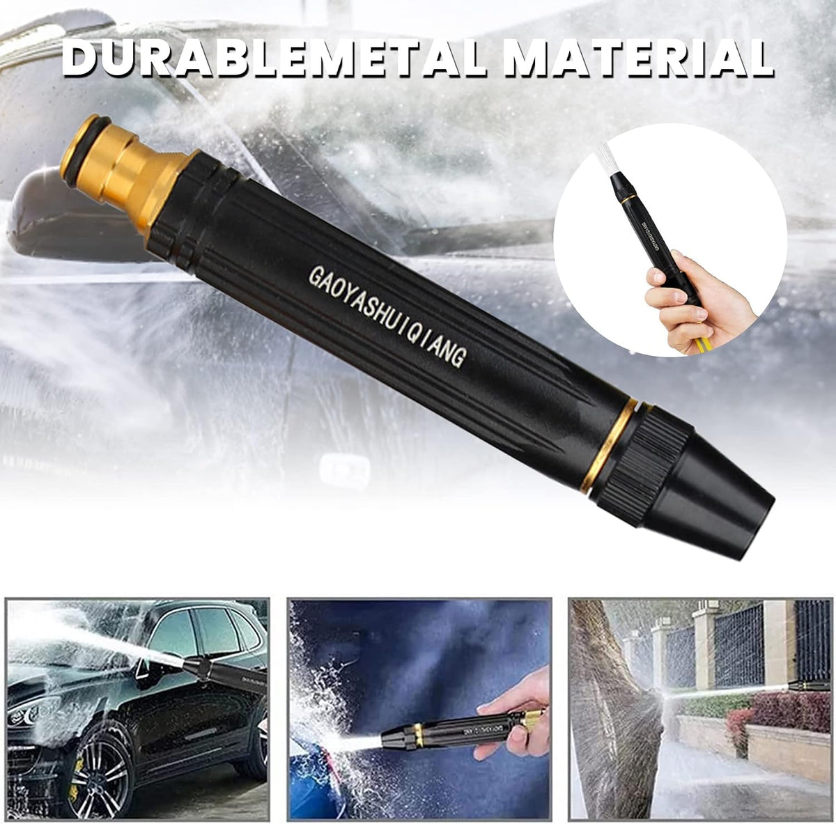 High-Pressure Car Wash Water Gun
