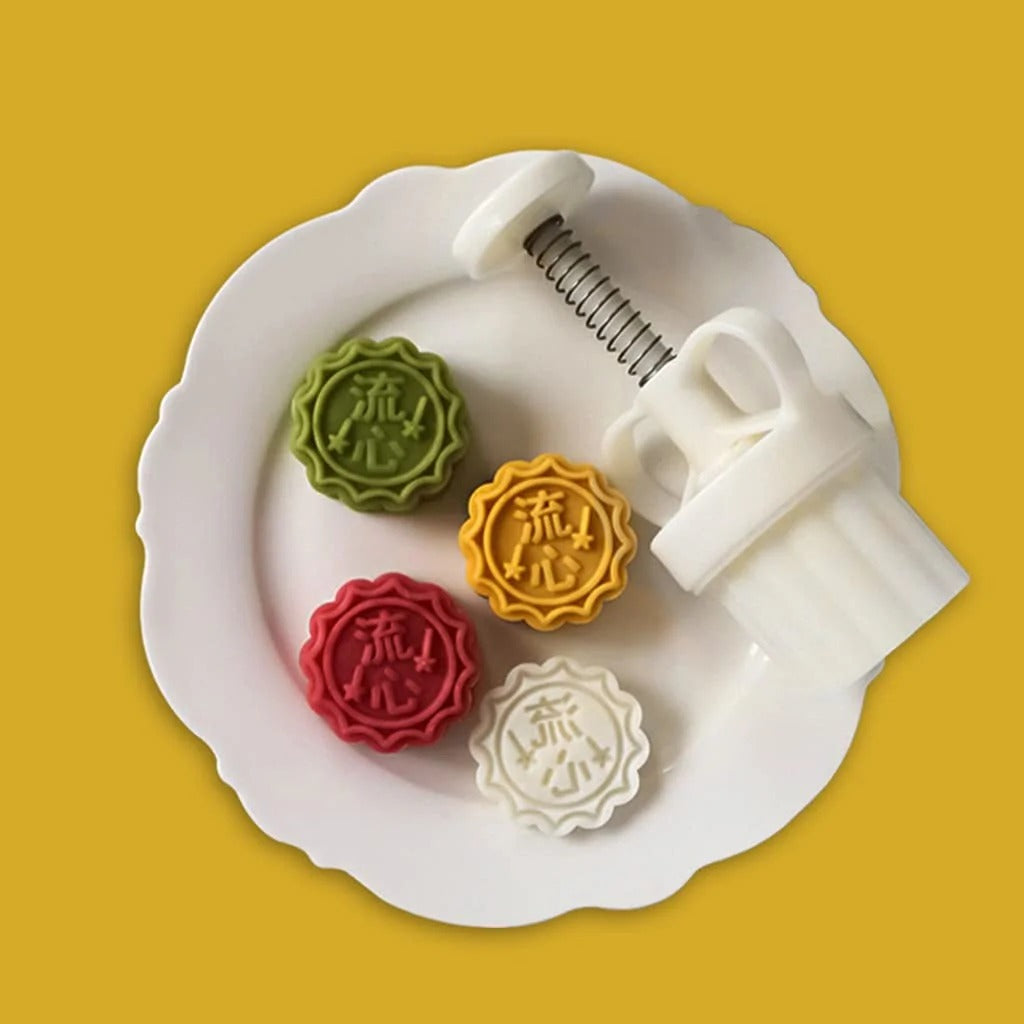 Floral Mooncake Mold Press