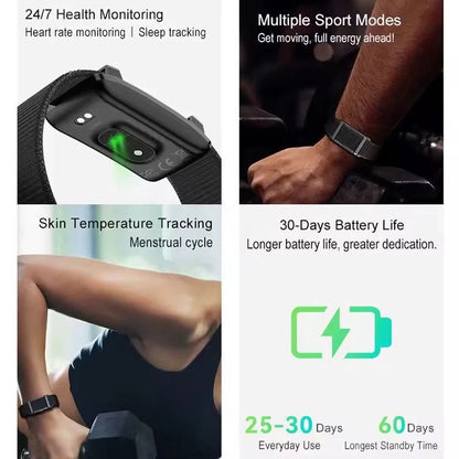 Smart Bracelet Fitness Tracker (Adjustable Wristband)