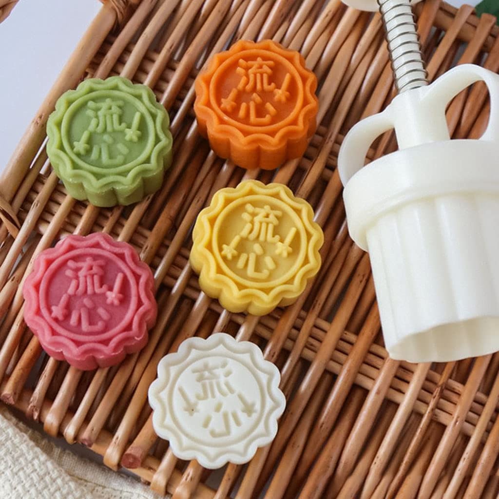 Floral Mooncake Mold Press
